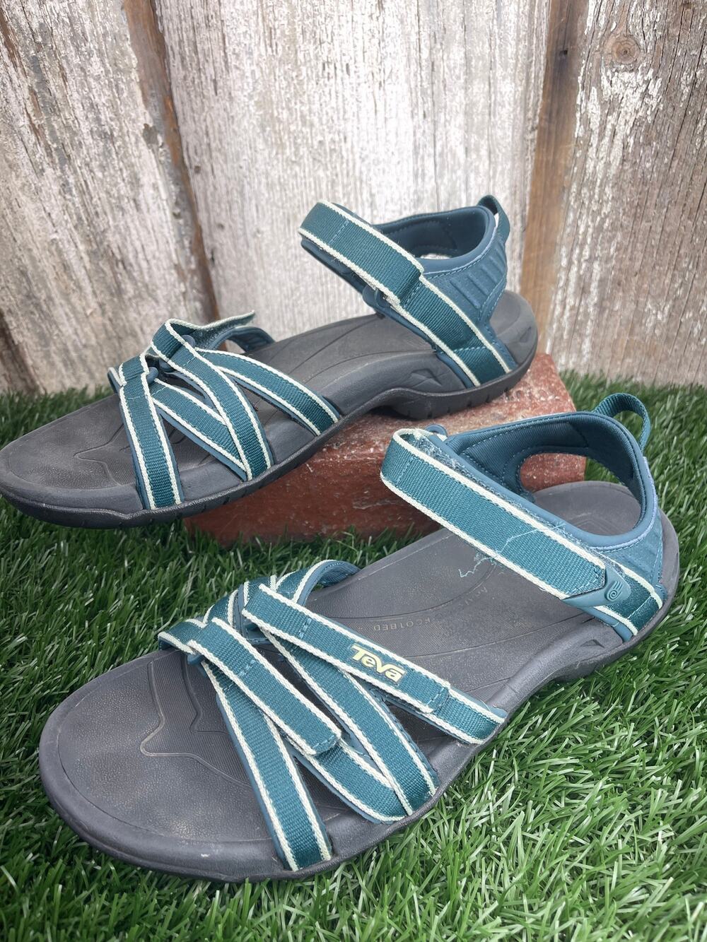 Teva Tirra Teal Outdoor Hiking Sandals Women's 9